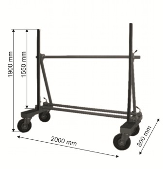 Glastransportwagen bis 600kg