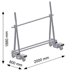 Glastransportwagen bis 800kg